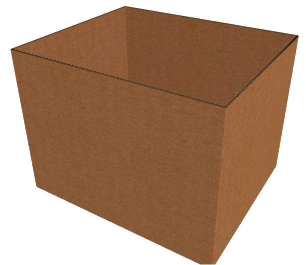 46 3/4 x 38 3/4 x 35 HSC Gaylord Triple Wall Box
